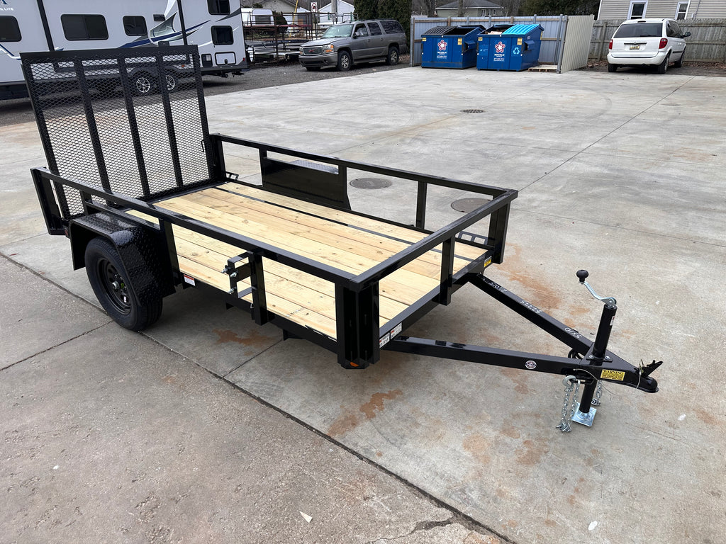 5x12 Utility Trailer with Angle Iron Sides - Quality Steel and Aluminum  - Model 6212ANSA3.5K