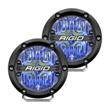 36119  -  360-Series 4 Inch Off-Road LED Light, Drive Beam, Blue Backlight, Pair