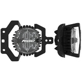 37109  -  2018-2021 Jeep JL Sport/Sport S Fog Mounts W/360-Series SAE 4 Inch Yellow