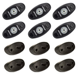 400293  -  A-Series LED Universal Rock Light Kit, High Power Amber, Set Of 6