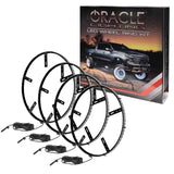 4228-003  -  ORACLE Lighting LED Illuminated Wheel Rings - Double LED - Red