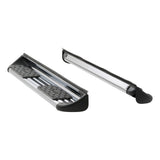 480742-580742  -  Polished Stainless Steel Side Entry Steps, Select Silverado, Sierra Extended Cab