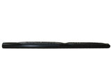 A1504B  -  4 Inch Oval Straight Pwdr Ctd Black Mild Steel With 5 Pins Per Pad