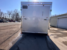 Load image into Gallery viewer, Enclosed Cargo Trailer 7x16 UTV +12in - 2 Tone 78&quot; ramp door opening with ramp door - HLAFTX716TA2+12