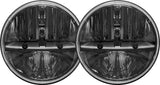 55000  -  7 Inch Round Headlight Kit With PWM Anti-Flicker Adaptor, Pair