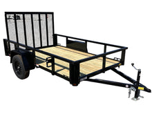 Load image into Gallery viewer, 6x10 Utility Trailer with Angle Iron Sides - Quality Steel and Aluminum  - Model 7410ANSA3.5K