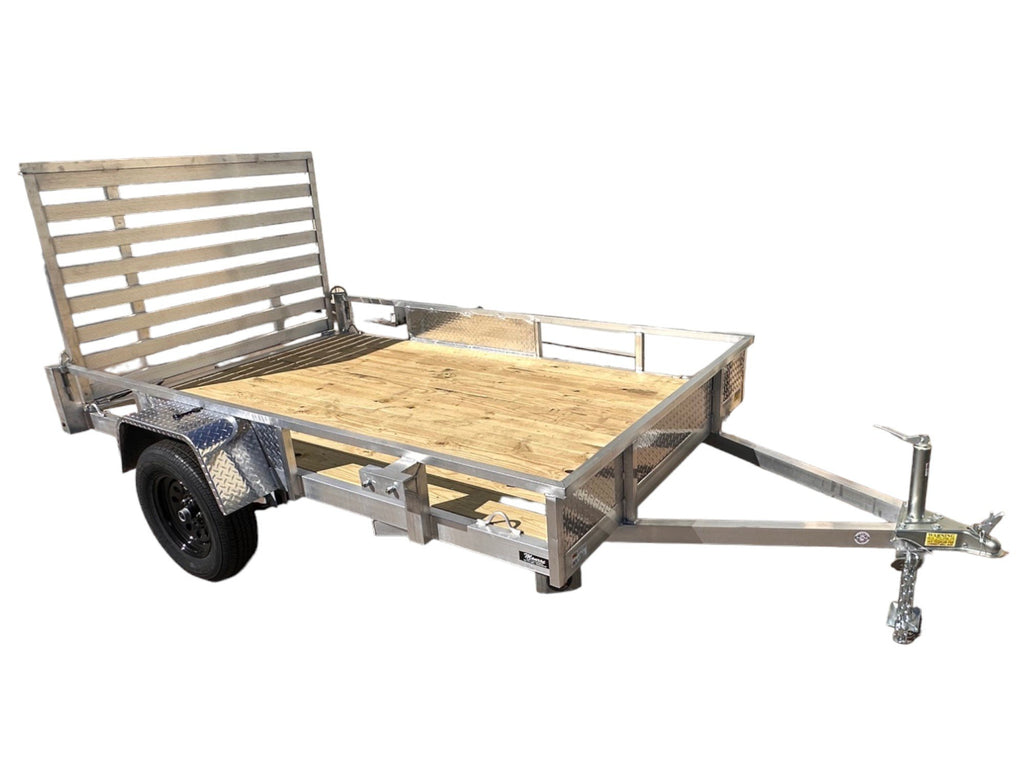 6x10 Aluminum Utility Trailer made by Quality Steel and Aluminum  - Model 7410ALSL3.5KSA