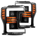 880108  -  Projector Headlights Plank Style Design Gloss Black