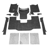 BRCYJ76F  -  JEEP BEDRUG 76-95 JEEP CJ-7/YJ FRONT KIT 8PC FLOOR KIT (INCLUDES HEAT SHIELDS)