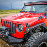 18+ Jeep JL & 20 Jeep JT Hood; Heat Dispersion