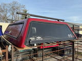 Used Ford F150 6.5' Short Box 2009-2014 Fiberglass Truck Topper Camper Shell Red CODE: CL202 LOCATION: A-3-3