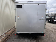 Load image into Gallery viewer, Enclosed Cargo Trailer 7x16 UTV +12in - 2 Tone 78&quot; ramp door opening with ramp door - HLAFTX716TA2+12