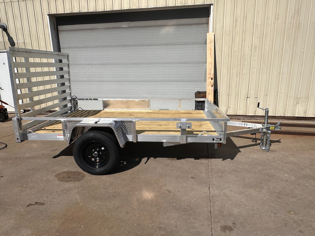 6x10 Aluminum Utility Trailer made by Quality Steel and Aluminum  - Model 7410ALSL3.5KSA