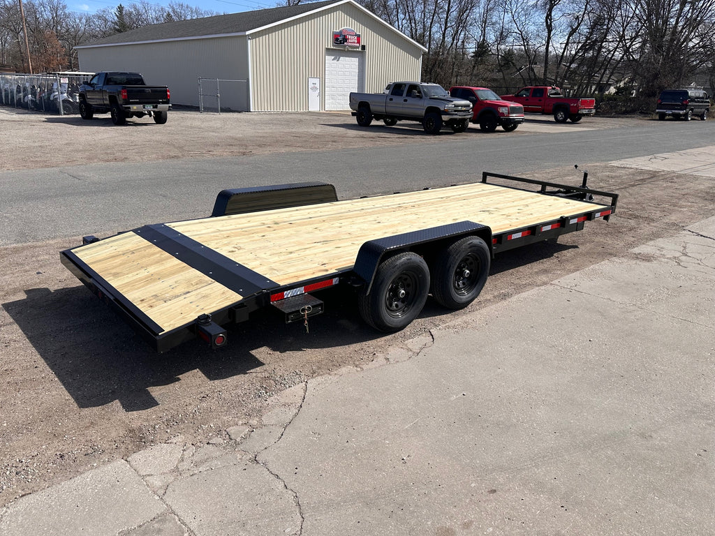 Car Hauler Trailer 20ft with 10K weight rating by Quality Steel and Aluminum - Model 8320CH10K