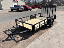 Load image into Gallery viewer, 6x12 Utility Trailer with Angle Iron Sides - Quality Steel and Aluminum  - Model 7412ANSA3.5K