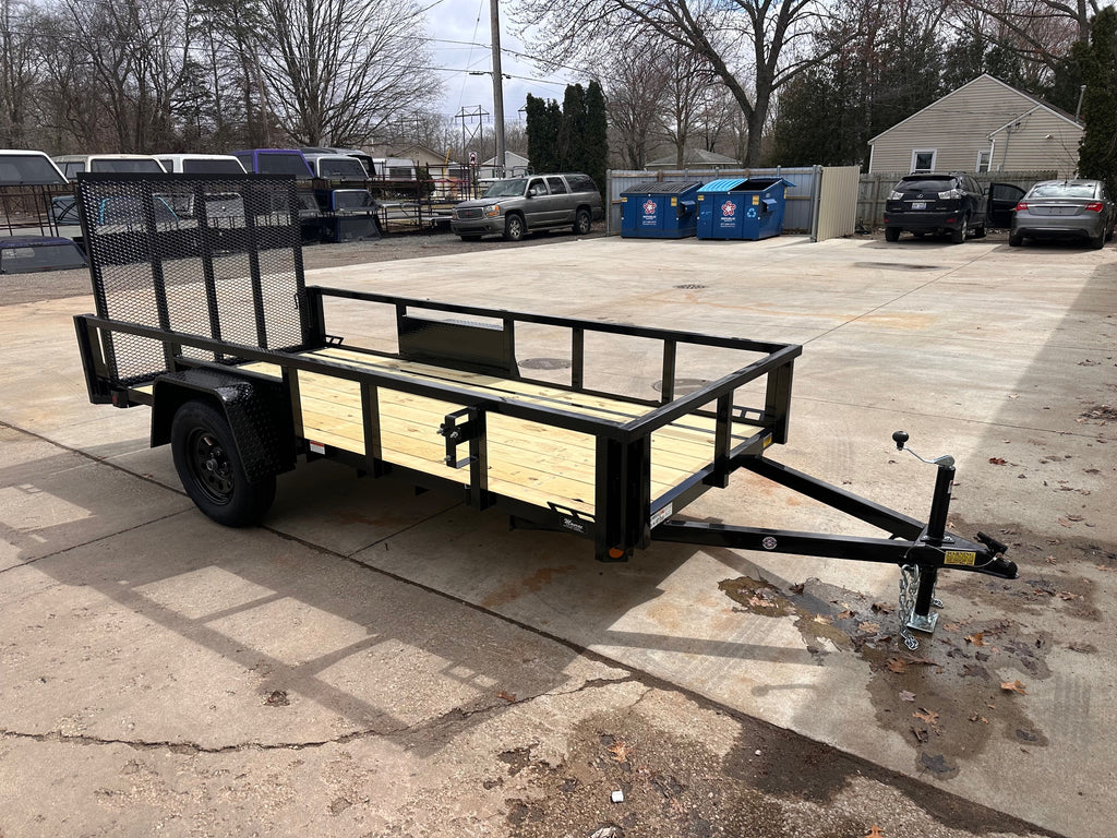 5x12 Utility Trailer with Angle Iron Sides - Quality Steel and Aluminum  - Model 6212ANSA3.5K