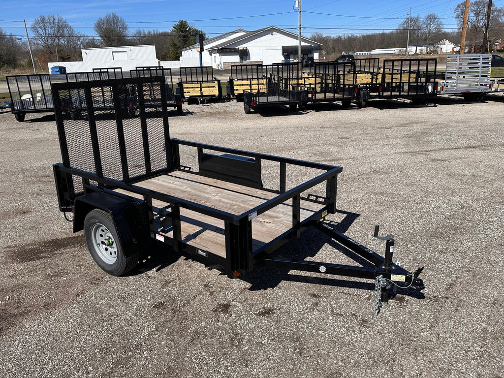 5x8 Utility Trailer with Angle Iron Sides - Quality Steel and Aluminum  - Model 628ANSA3.5K