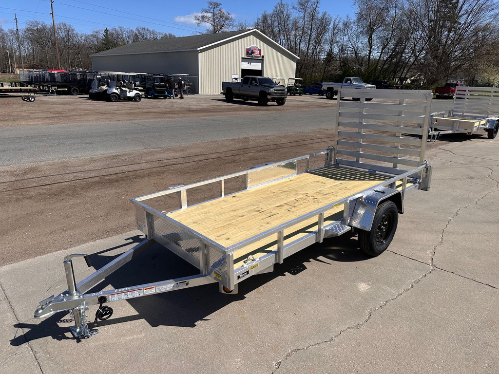 5x12 Aluminum Utility Trailer made by Quality Steel and Aluminum  - Model 6212ALSLSA3.5K