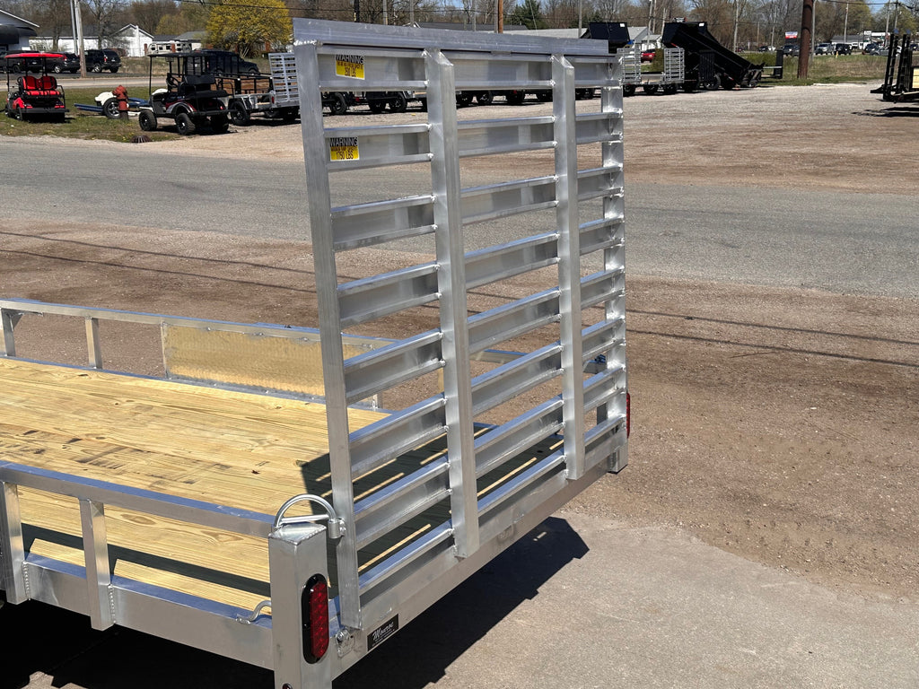 5x12 Aluminum Utility Trailer made by Quality Steel and Aluminum  - Model 6212ALSLSA3.5K