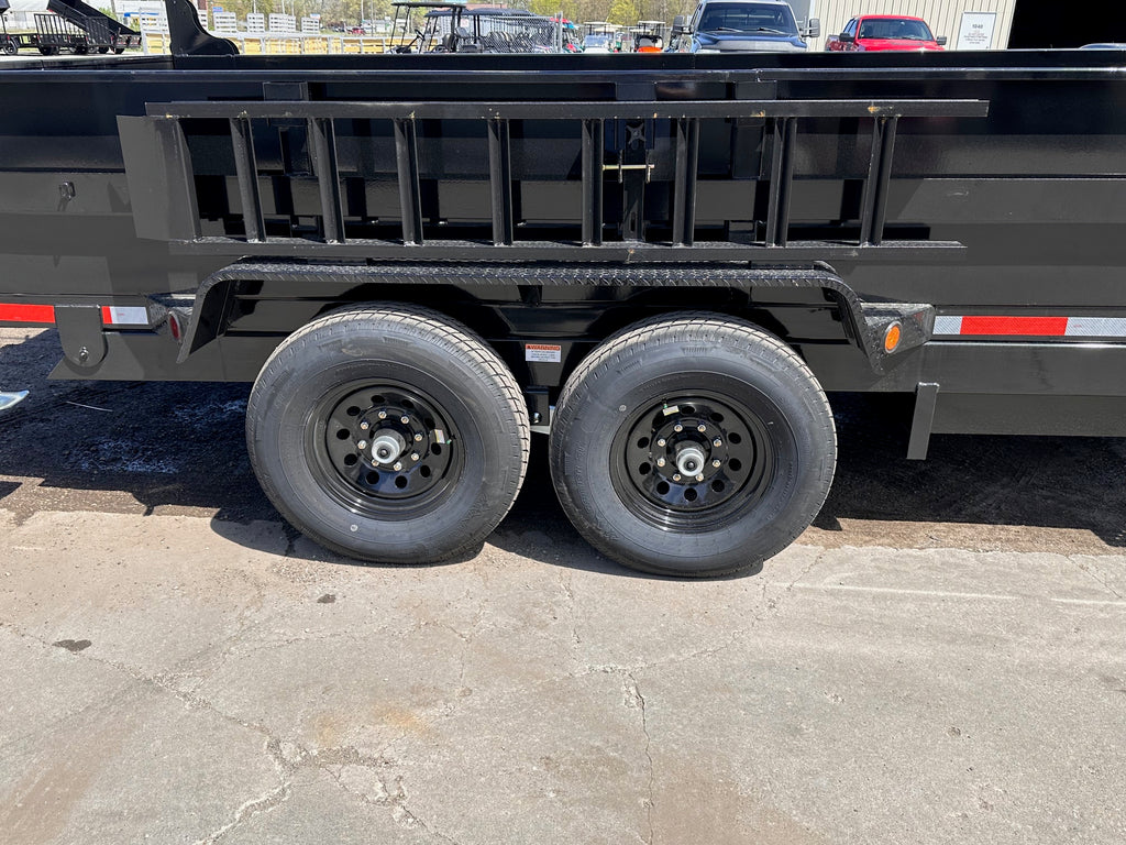 Dump Trailer 16' 14K with gooseneck - Quality Steel and Aluminum Brand - Model 8316DG14K