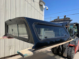 Used Ford F150 5.5' Extra Short Box 2009-2014 Fiberglass Truck Topper Camper Shell Black CODE: CL2515-07 LOCATION: N-2-2