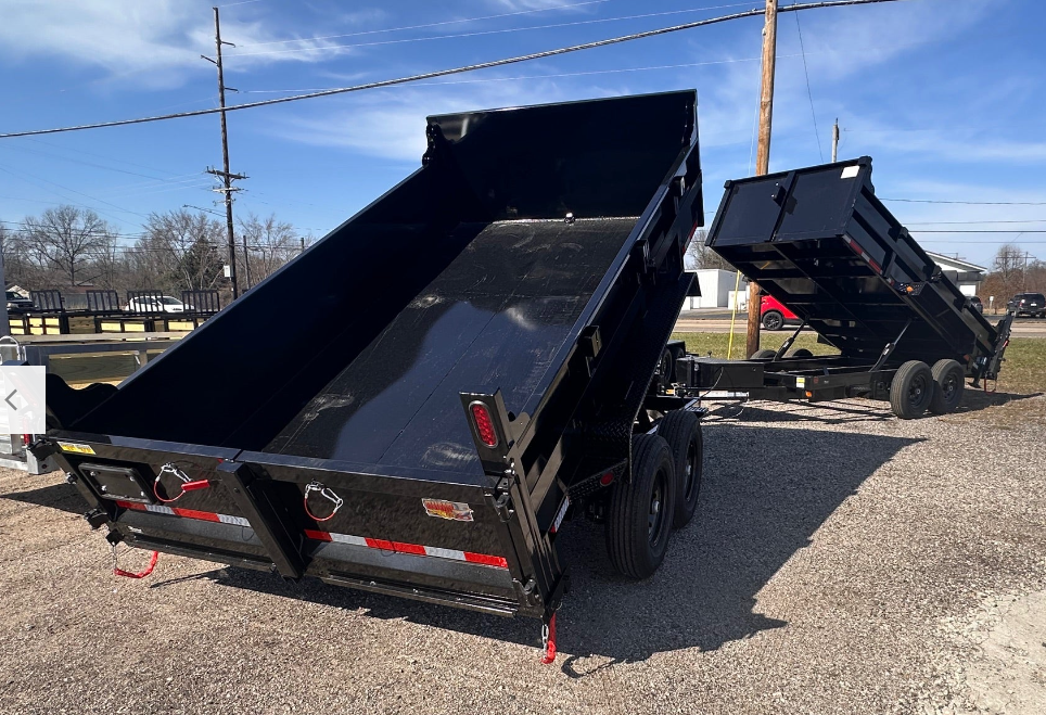 Dump Trailer 12' 12K  - Quality Steel and Aluminum Brand - Model 8312D12K