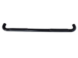 1130340043  -  3 Inch Round Bent Powder Coated Black Steel Without End Caps Rocker Panel Mount