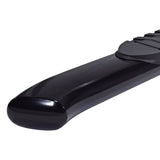 A7019B  -  W/Step Pads W/Bed Step 5 In Oval One Side Bent Pwdr Ctd Black Steel