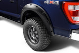 20134-02  -  Pocket/Rivet Style Fender Flares Black Smooth Finish 2-Piece Rear