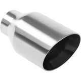 Single Exhaust Tip - 2.25in. Inlet/4in. Outlet